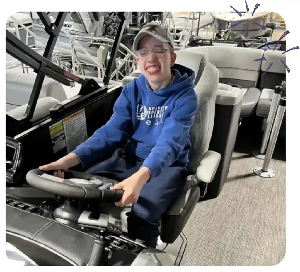 Autistic Boy On a Boat