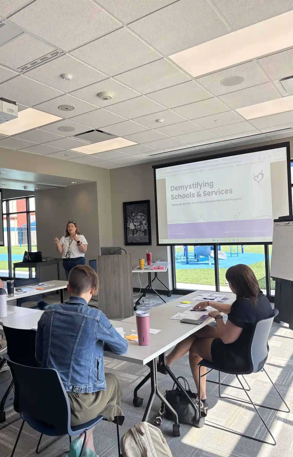 Marla Presenting at Confrence